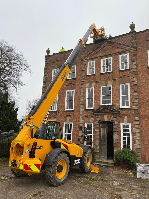 Manipulador telescópico telehandler